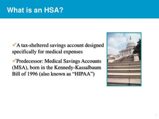 What is an HSA?