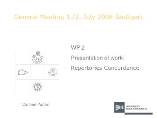 General Meeting 1./2. July 2008 Stuttgart