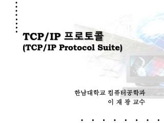 TCP/IP 프로토콜 ( TCP/IP Protocol Suite)