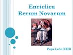 Enc clica Rerum Novarum