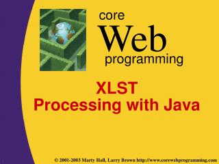 XLST Processing with Java