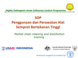 SOP Penggunaan dan Perawatan Alat Semprot Bertekanan Tinggi