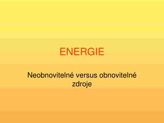 ENERGIE
