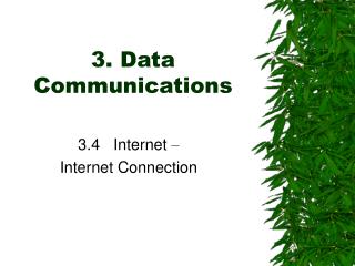 3. Data Communications