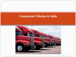 Commercial Vehicles in India