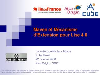 Maven et Mécanisme d’Extension pour Lise 4.0