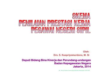 Oleh: Drs. S. Kuspriyomurdono, M. Si