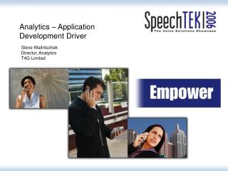 Analytics – Application Development Driver