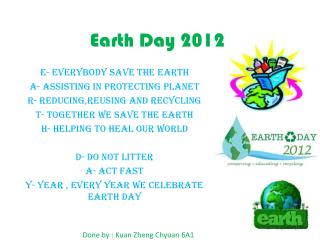 Earth Day 2012