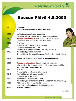 Ruusun Päivä 4.5.2009