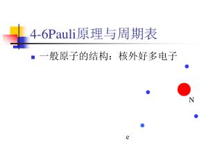 4-6Pauli 原理与周期表