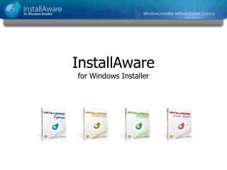 InstallAware for Windows Installer