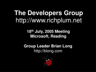 The Developers Group richplum