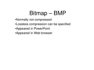 Bitmap – BMP