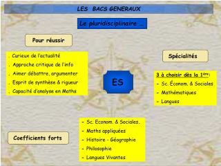 LES BACS GENERAUX