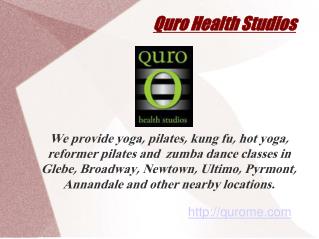 Yoga Classes at Quro Health Studios