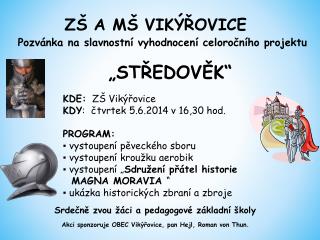 ZŠ A MŠ VIKÝŘOVICE