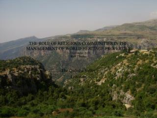 The Qadisha Valley Lebanon