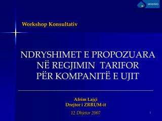 Workshop Konsultativ