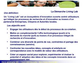 La Démarche Living Lab