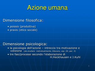 Azione umana