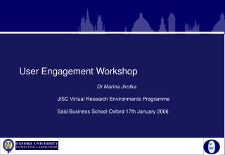 User Engagement Workshop