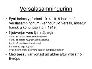 Versalasamningurinn