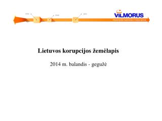 Lietuvos korupcijos žemėlapis 2014 m. balandis - gegužė