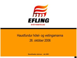 Haustfundur hótel- og veitingamanna 26. október 2006
