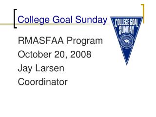 College Goal Sunday