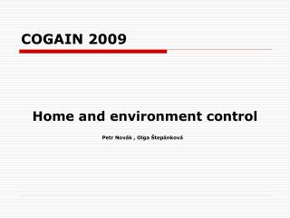 COGAIN 2009