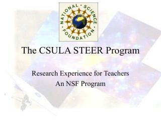 The CSULA STEER Program
