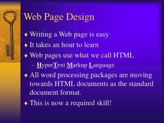 Web Page Design