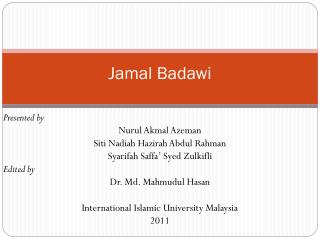 Jamal Badawi