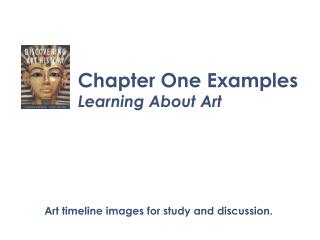 Chapter One Examples Learning About Art