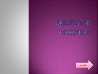 Kuis pintar Indonesia