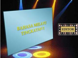 BAHASA MELAYU TINGKATAN 1