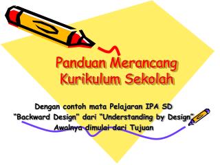 Panduan Merancang Kurikulum Sekolah