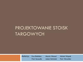 Projektowanie stoisk targowych