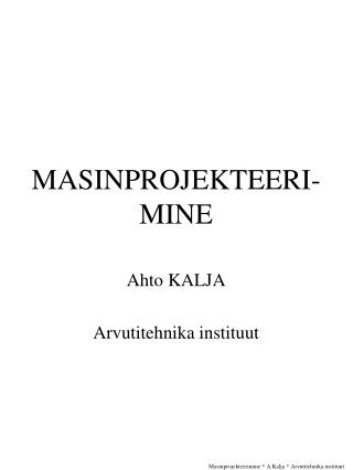 MASINPROJEKTEERI-MINE