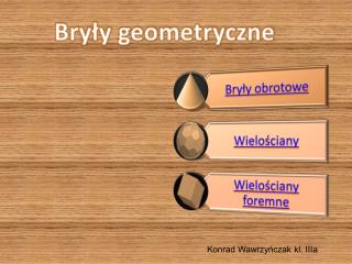 Bryły geometryczne