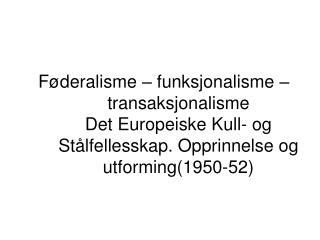 Teoretiske perspektiver