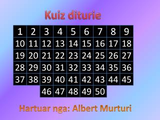 Hartuar nga : Albert Murturi