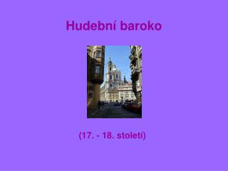 Hudební baroko