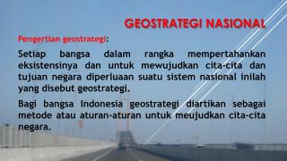 Geostrategi Nasional