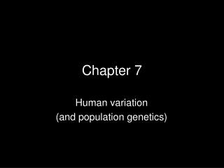 Chapter 7
