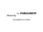 Monarchy vs. Parliament