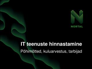 IT teenuste hinnastamine