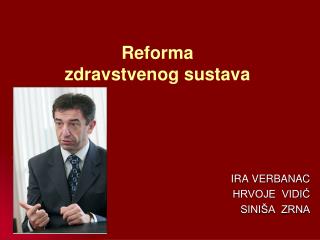 Reforma zdravstvenog sustava