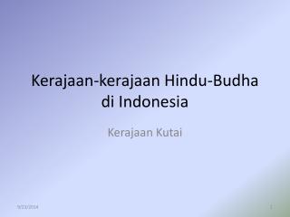 Kerajaan-kerajaan Hindu-Budha di Indonesia